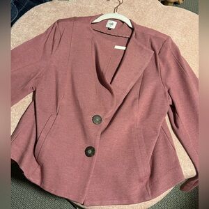 Cabi red Blazer with Button Detail